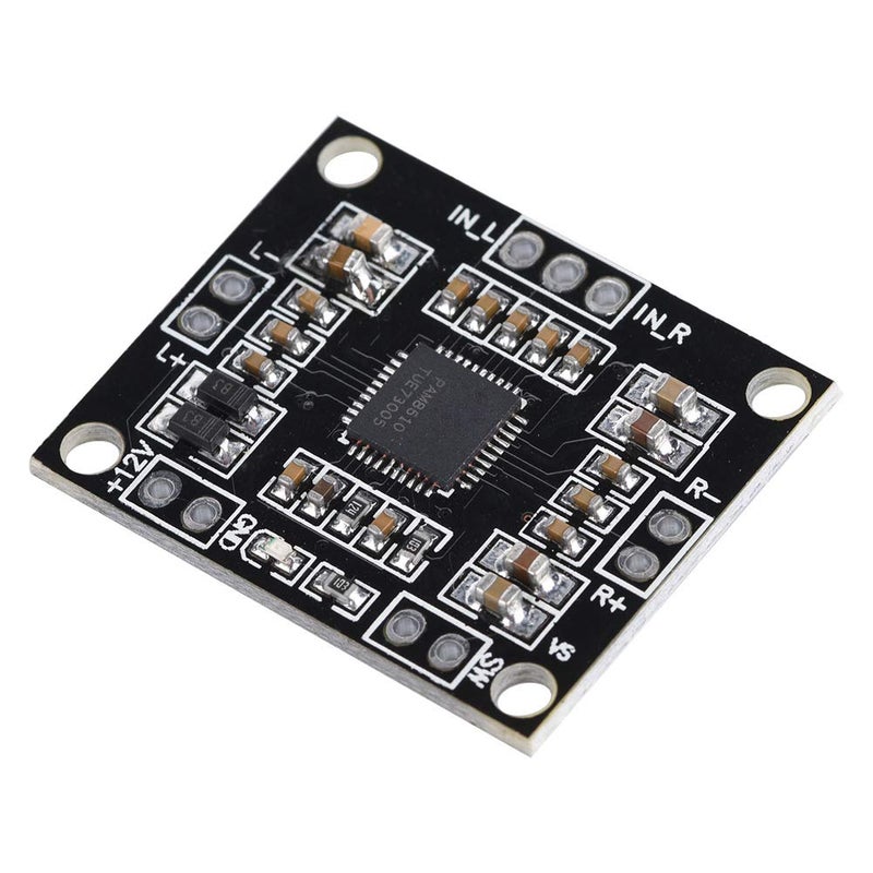 Black Class D 12V 15W Dual Channel Digital Amplifier Module for Home Entertainment System - Image 4